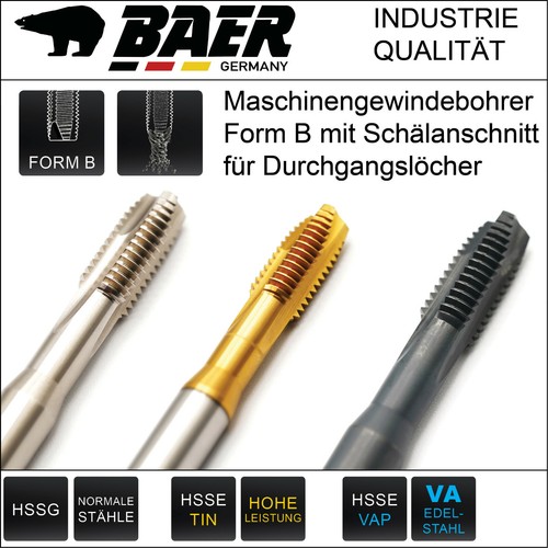 Maschinengewindebohrer baer - maschinengewindebohrer,
