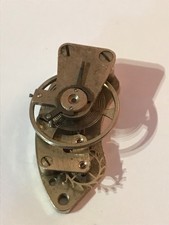 687c Vintage gebogene Uhr Unruh Plattformhemmung