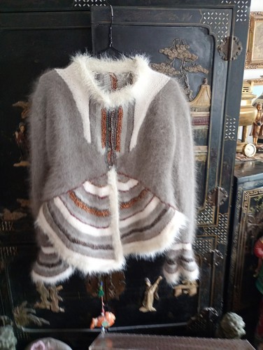 Tolle graue angora - tolle, jacke