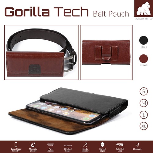 Handy echt leder holster - leder,