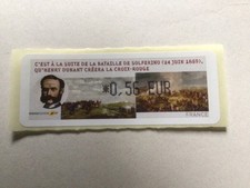 Automatenmarke ATM Frankreich - Henry Dunant - Wertstufe 0,56 € - postfrisch