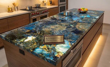 36x24 Labradorit Blau Granit