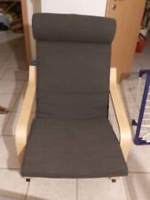 Sessel, Poäng,  leichte Wipp Funktion, plus Hocker, von Ikea