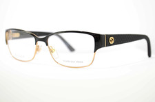 Gucci Brille Gold Schwarz
