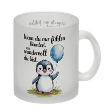 Pinguin mit Ballon -