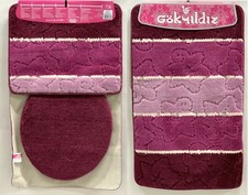 BADGARNITUR 3-TEILIG BADMATTE