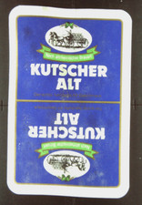 Skatspiel/Brauerei KUTSCHER ALT nach altrheinischer Brauart ASS-Fabriken AG