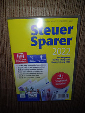 Steuer Sparer 2022 für Steuer 2021 Steuererklärung Programm inkl Download Elster