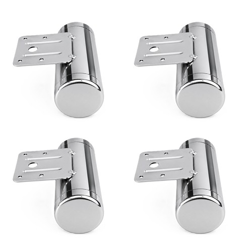 Hooz möbelfüße chrom 120mm - möbelfüße,