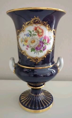 Meissen krater vase - krater, henkel