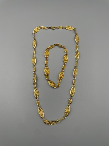 Vintage schmuck set kette - kette, &