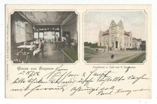 Chemnitz, Siegmar, Konditorei und Cafe Kunman, alte Ak von 1906, Gaststätte
