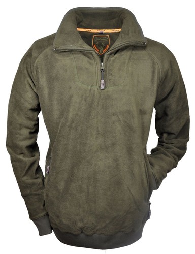 Hubertus fleece troyer oliv - hubertus,