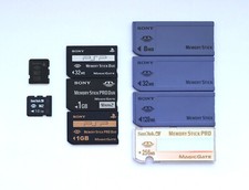 Lexar SanDisk Sony Memory Stick M2 MS PRO Duo 8 16 32 64 128 256 512 MB 1 2 GB