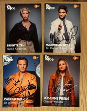 4 Autogrammkarten Dr. Nice