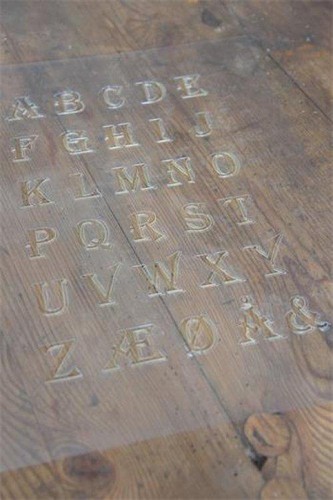 Stencil alphabet 700335 - -, alphabet,