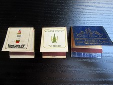 3x alte Streichholzheftchen