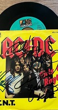Rare: Bon Scott ! AC/DC Autogramm Autograph Angus Young and Malcolm signed