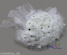 Brautstrauß Hochzeitstrauß mit Strassstein Schleife 