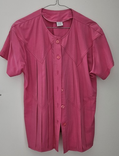 Damen bluse pink kurzarm - damen,