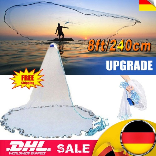 8ft 240cm wurfnetz - 8ft/240cm, fischernetz