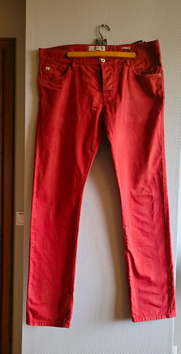 Scotch soda herren jeans - jeans, rot