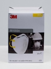 3M™ 8810SSA FFP2 Mundschutzmaske ohne Ventil, FFP2 Maske, Atemschutzmaske 