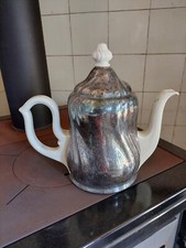 Jugendstil Isolierkanne Warmhaltekanne Kaffeekanne mit Isolierhaube |