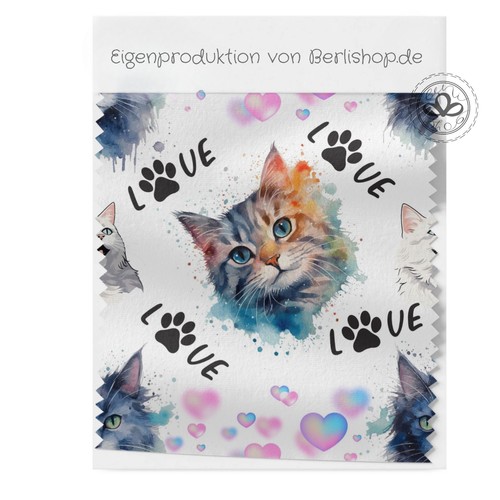 Katzen love herzen - katzen,
