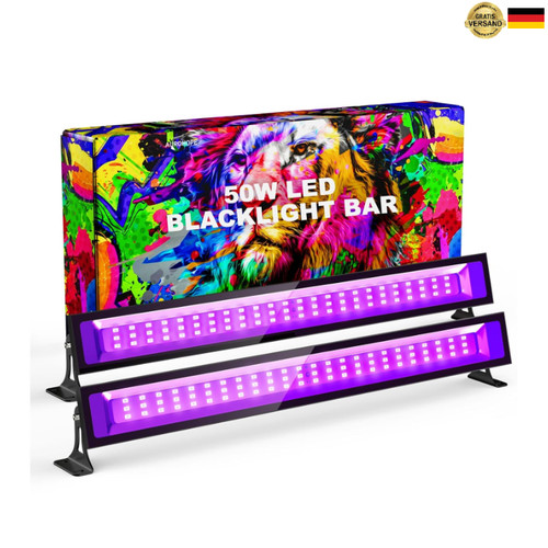 50w led schwarzlicht - 2x,