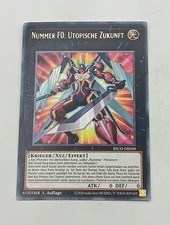 Yu-Gi-Oh Einzelkarte Nummer F0: Utopische Zukunft bespielt