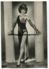 G1754 Foto 60er Jahre Nackt Tänzerin hübsche Frau Burlesque Bar Dessous Mode