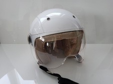 Soxon Motorrad Helm in weiß / beige - Größe XXS ( 49 - 50 ) Gr. 750 +- 50