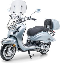 Motorroller 125 ccm Burnout EasyCruiser Silber