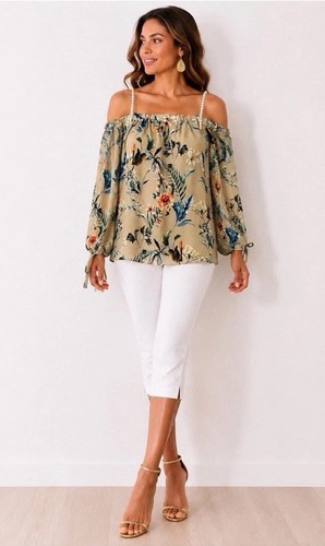Sommerliche seidenbluse mit - seidenbluse,