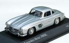 Mercedes 300 SL Gullwing W198 Bj. 1954-1957, silbermetallic, Minichamps M. 1:43