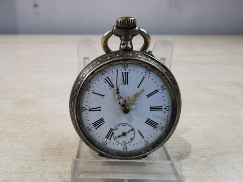 Antike taschenuhr silber - antike,