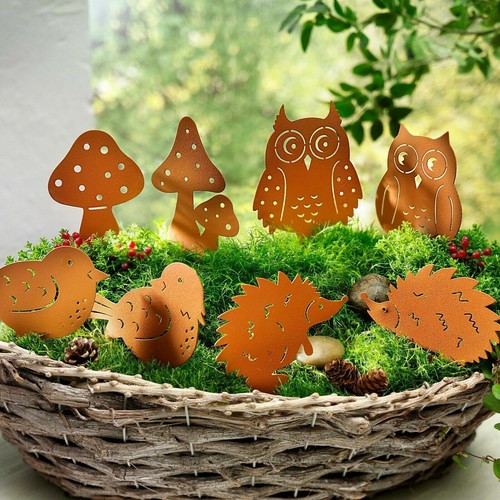 Herbst dekostecker vogel - herbst,