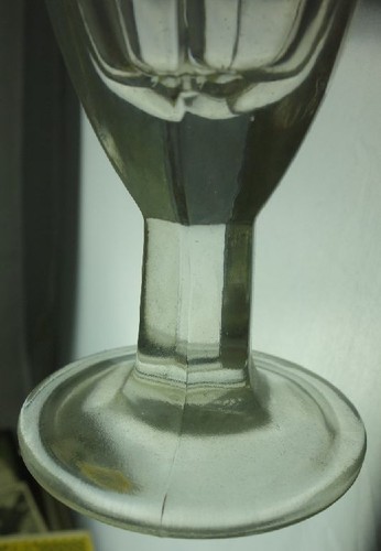 Alter pressglas becher - pressglas,