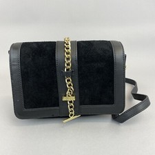 Biba schwarz leder - schwarz, crossbody