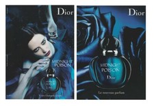 Hochglanzpapier Werbung - Midnight Poison von Christian Dior beidseitig