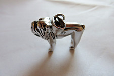 Schöner Edelstahl Anhänger Bulldogge Pitbull Englische Bulldogge.