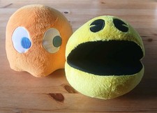 Plüschtier Pac Man + Geist - Bandai NAMCO - neuwertig 15 cm