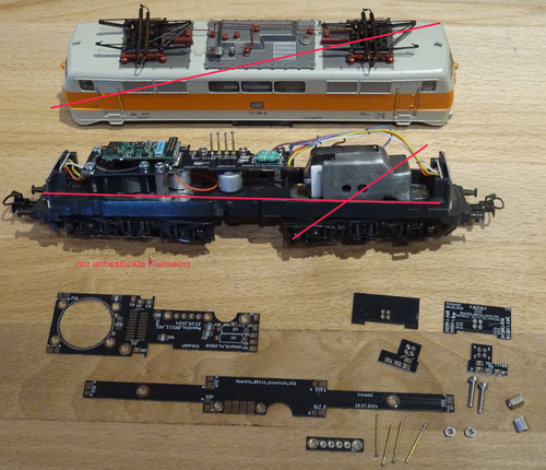 Lokplatine für märklin - märklin, br111