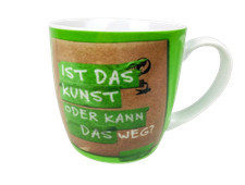 Tasse Sticky Jam Ist das Kunst oder kann das weg Kaffeetasse