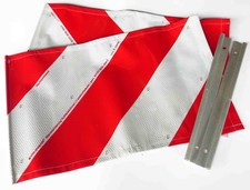 Ladebordwand Warnflaggen Satz mit Halter Hebebühne Warnmarkierung Ladebühne LKW