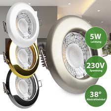 LED Einbaustrahler 230V flach