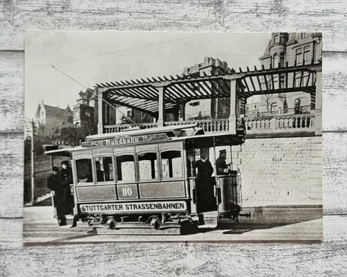 Stuttgart ssb triebwagen - ak,