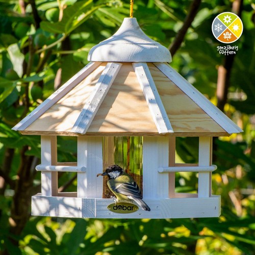 Eckiges vogelhaus aus holz - vogelhaus,