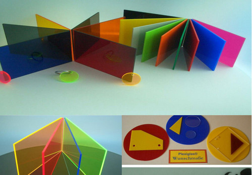 Klein plexiglas farbig - klein,